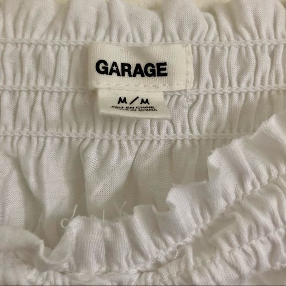 NWOT Garage white cropped top - Picture 4 of 5